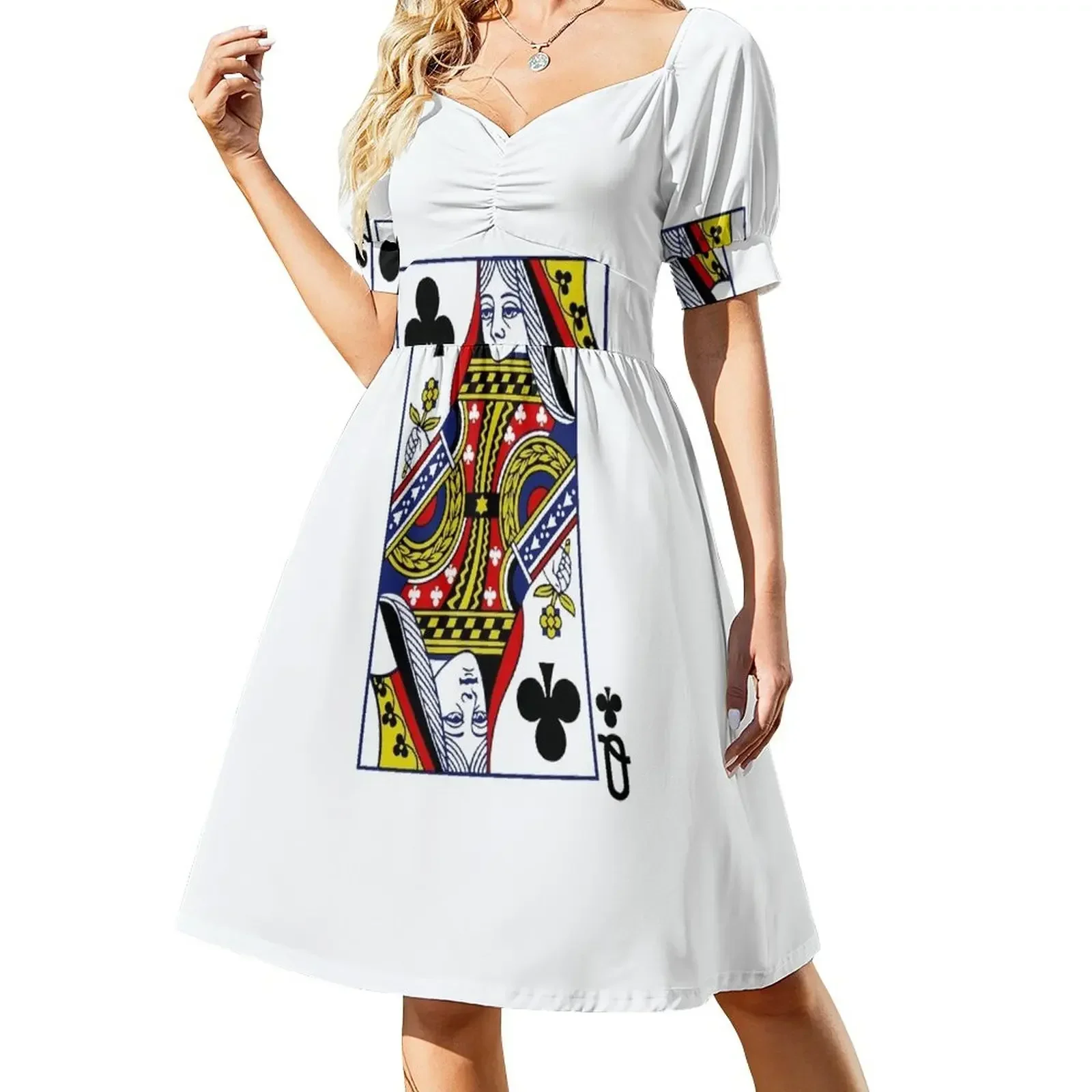 

Queen of Clubs Playing Card Sleeveless Dress Dress for girls evening dresses ladies summer dress womens 2025