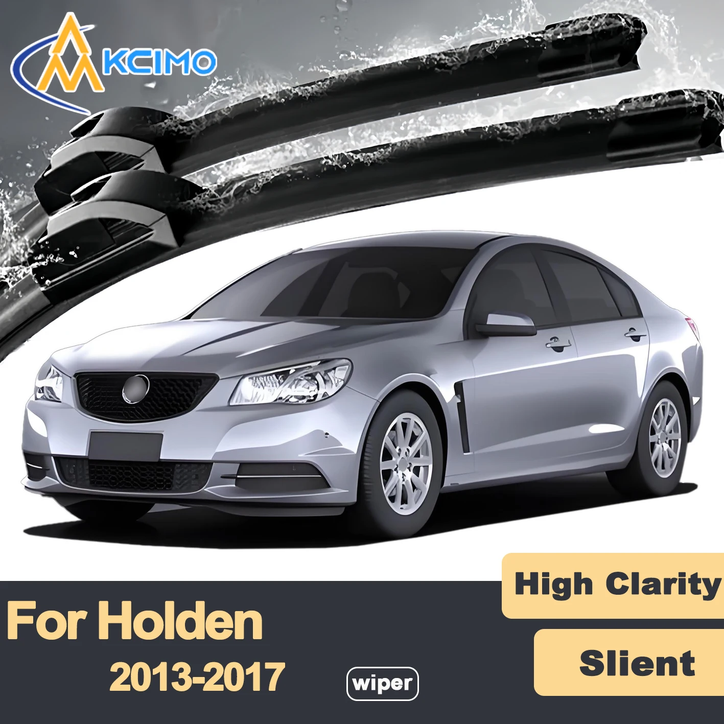 

Premium Rubber Durable Silent Windshield Wiper Blades 2pcs for Holden Commodore VF 2013-2017 Calais Ute HSV Gen-F Chevrolet SS