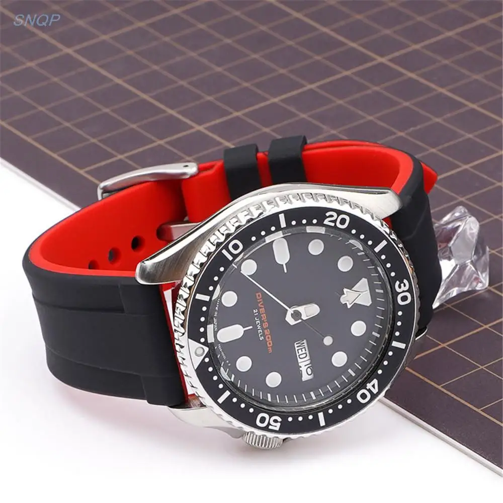 삼성에 적합한 갤럭시 워치 4 소프트 방수 실리콘 스트랩, 화웨이 워치 GT 2 2e 프로 스마트 워치 밴드, 20mm 22mm 24mm