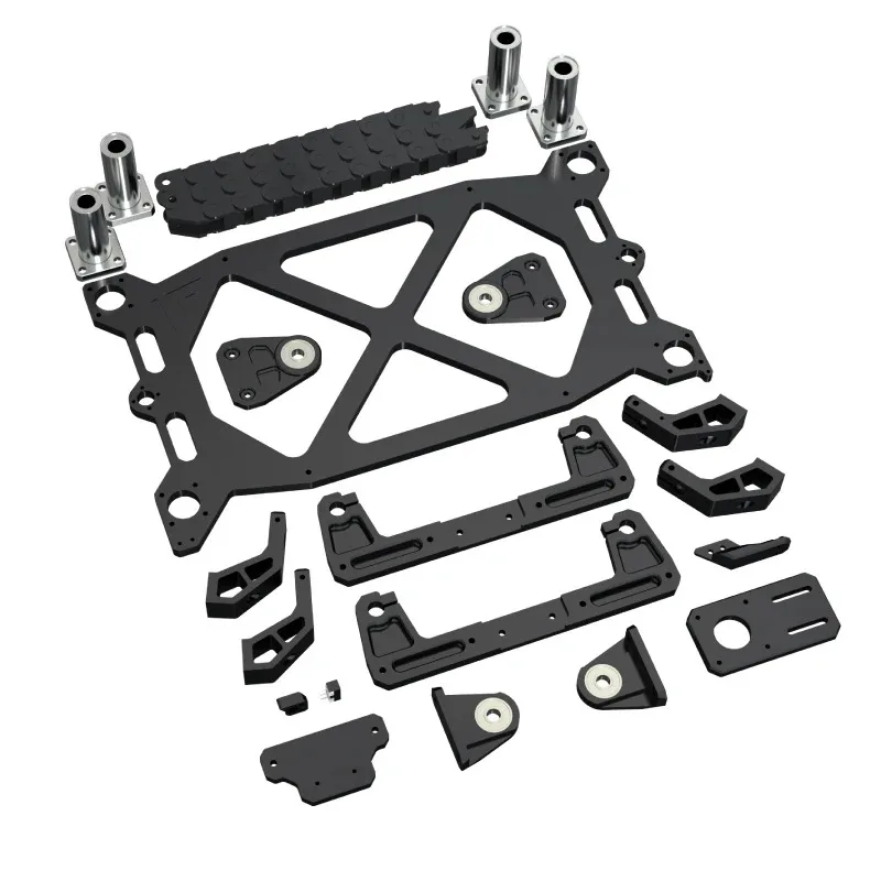 

1 комплект, новый, подлинный высокоточный цельнометаллический комплект кронштейнов Mellow с ЧПУ по оси Z подходит для 3D-принтера VzBoT235