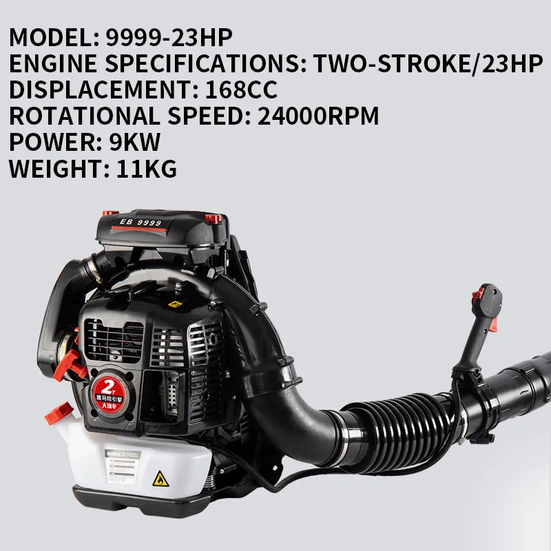 Imported Fuel-Powered Blower, Backpack-Style Greenhouse Snow Blower, High-Powered Handheld Air-Powered Portable