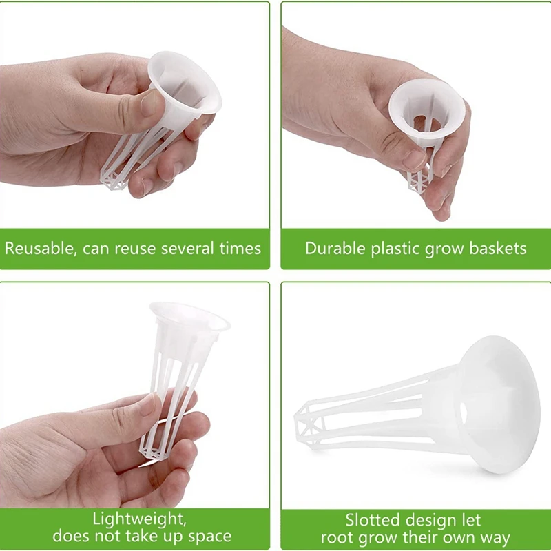 ABRE-90 remplacement Pack Grow Paniers, cadres Pod Paniers Hydroponique, Durable Plante En Plastique Lauren Beaucoup