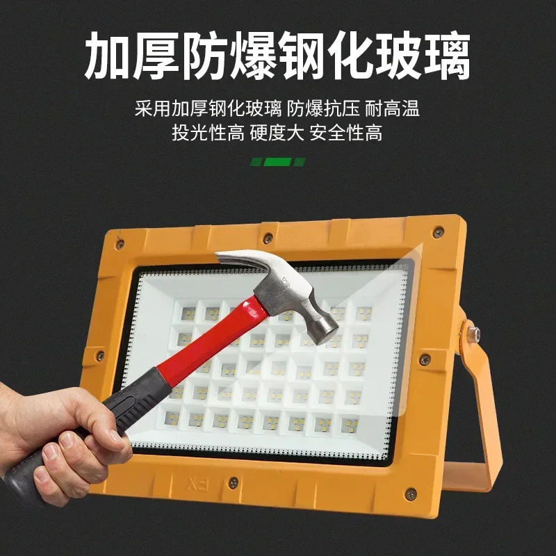 

Durable LED Explosion-proof Floodlight, Outdoor Industrial Lighting for Gas Station, Paint Workshop and Warehouse
