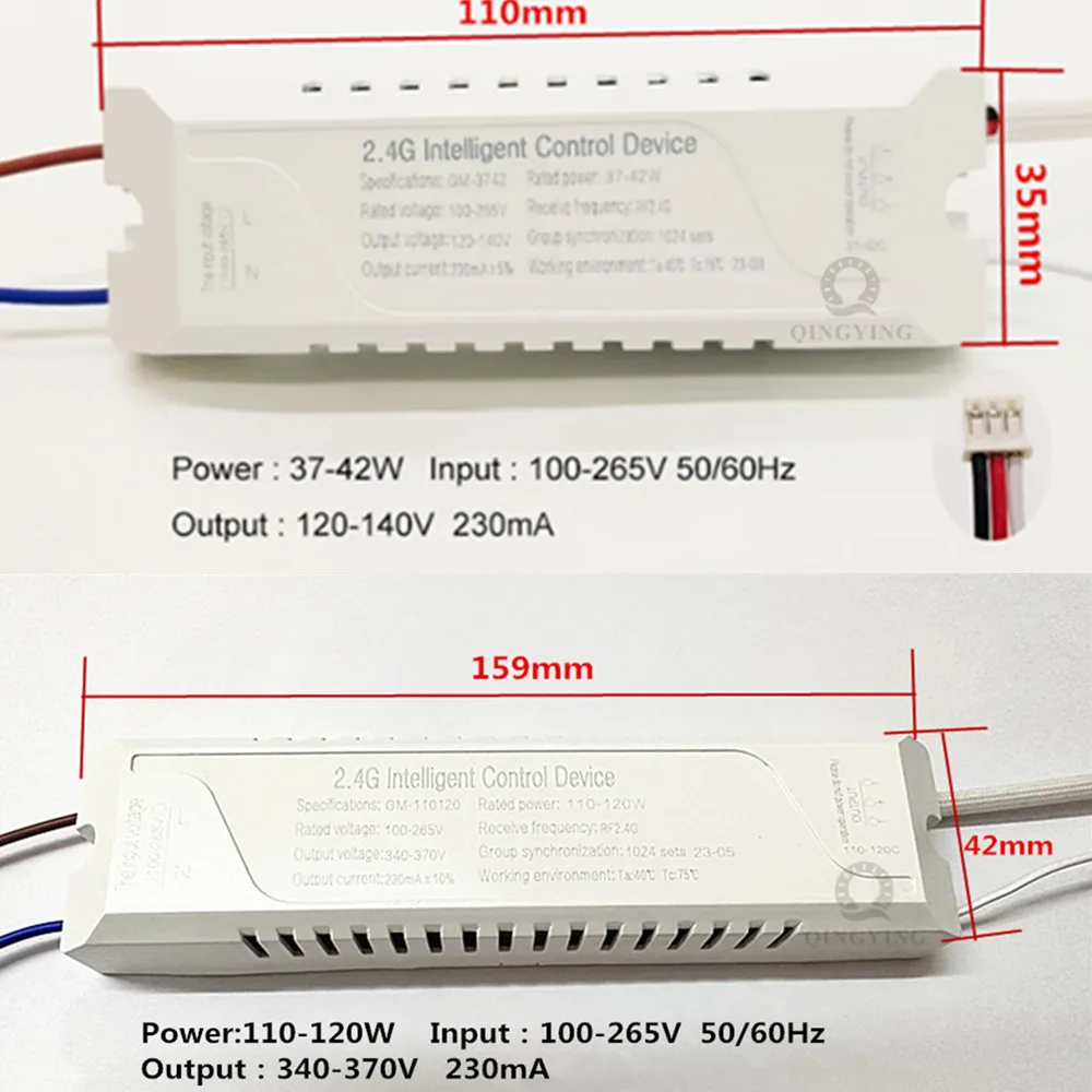 Insolated Safe&Reliable 2.4G Dimmable And Color Adjustable LED Driver Intelligent Remote APP Control Lighting Transformer