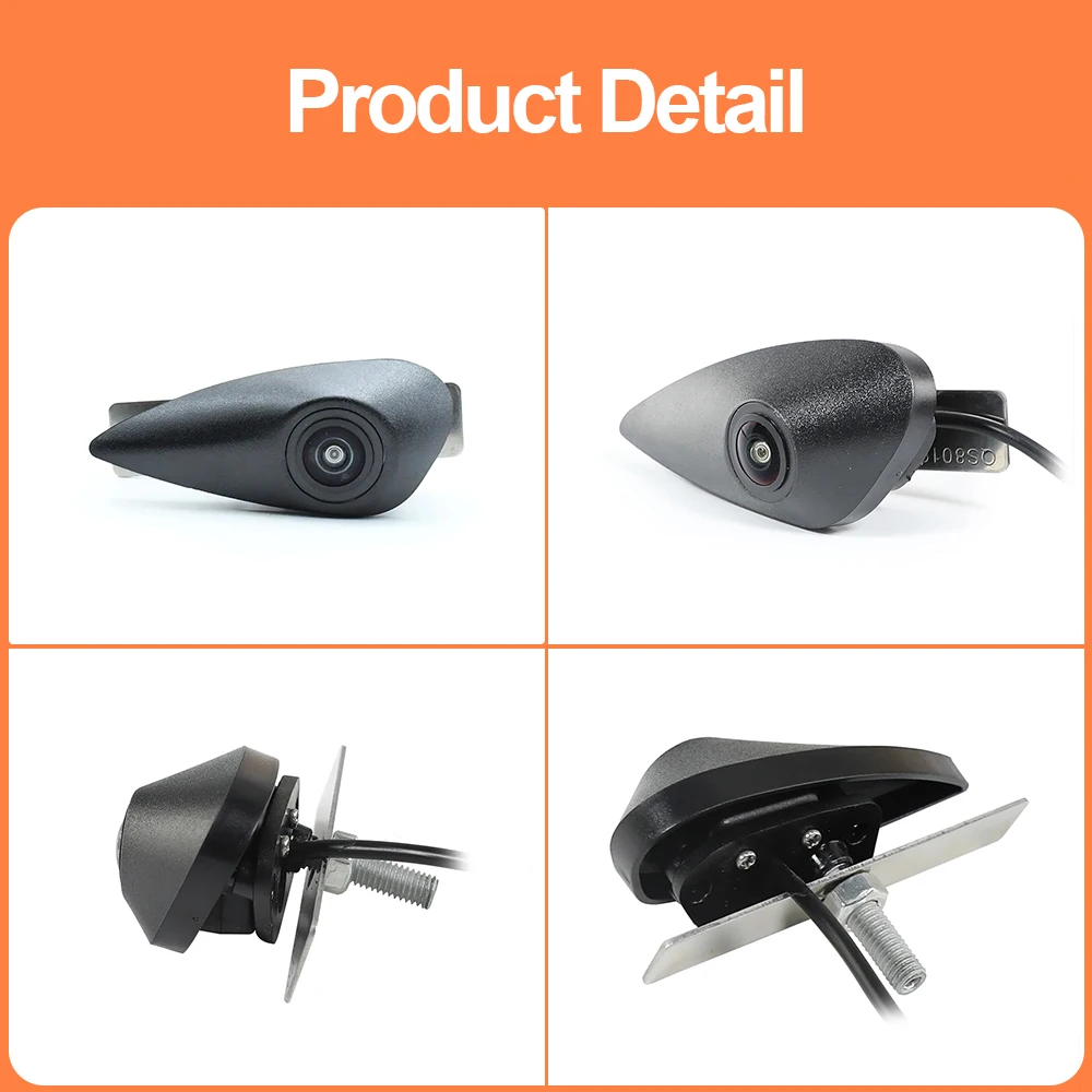 For Hyundai New Santafe 2019 General Car Front View AHD Camera 1080P Night Vision Wide Angle 150° Fisheye Lens Parking Monitor