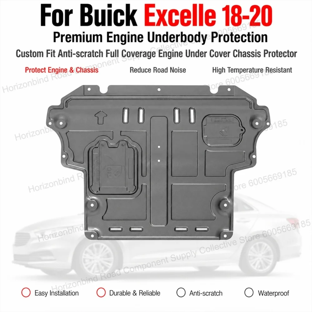 Durable Full Coverage Engine Skid Plate Chassis Protector for 2018-2020 Buick Excelle