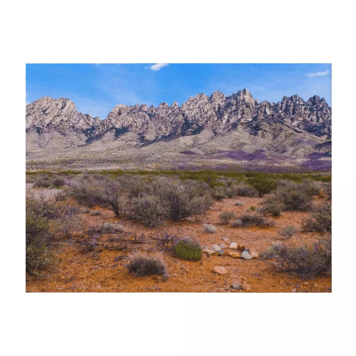 

Organ Mountains, Las Cruces, NM Throw Blanket Weighted Beach Flannel Blankets