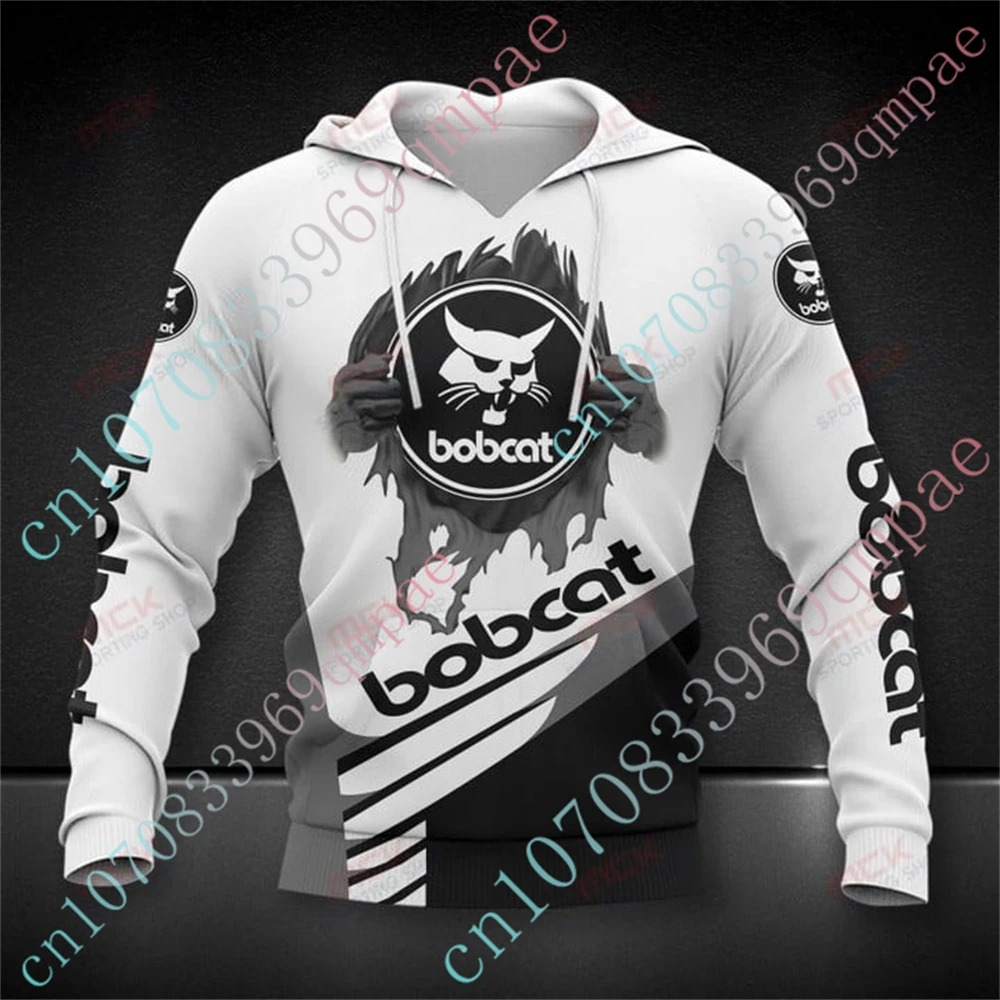 Bobcat Zip Hoodies Casual Hoodies For Men Women Harajuku Pullover Anime 3D Printing Sweatshirt Unisex Clothing Custom Logo