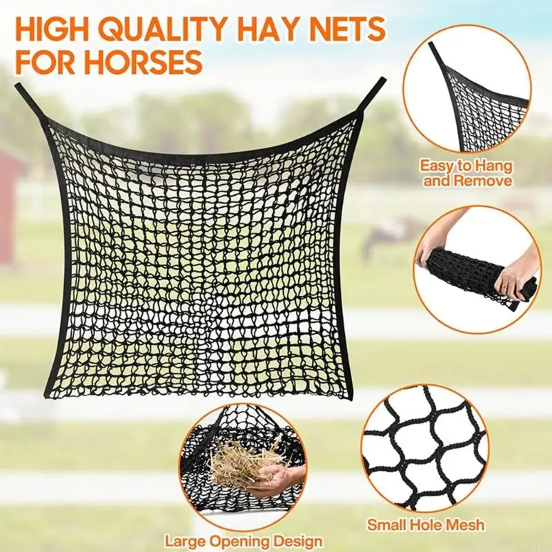 

Hays Storage Bag Horse Sheep Stables Slow Feeding Hays Bag Pet Hays Pouches Outdoor Hays Storage Bag Slow Feeding Hays Bag