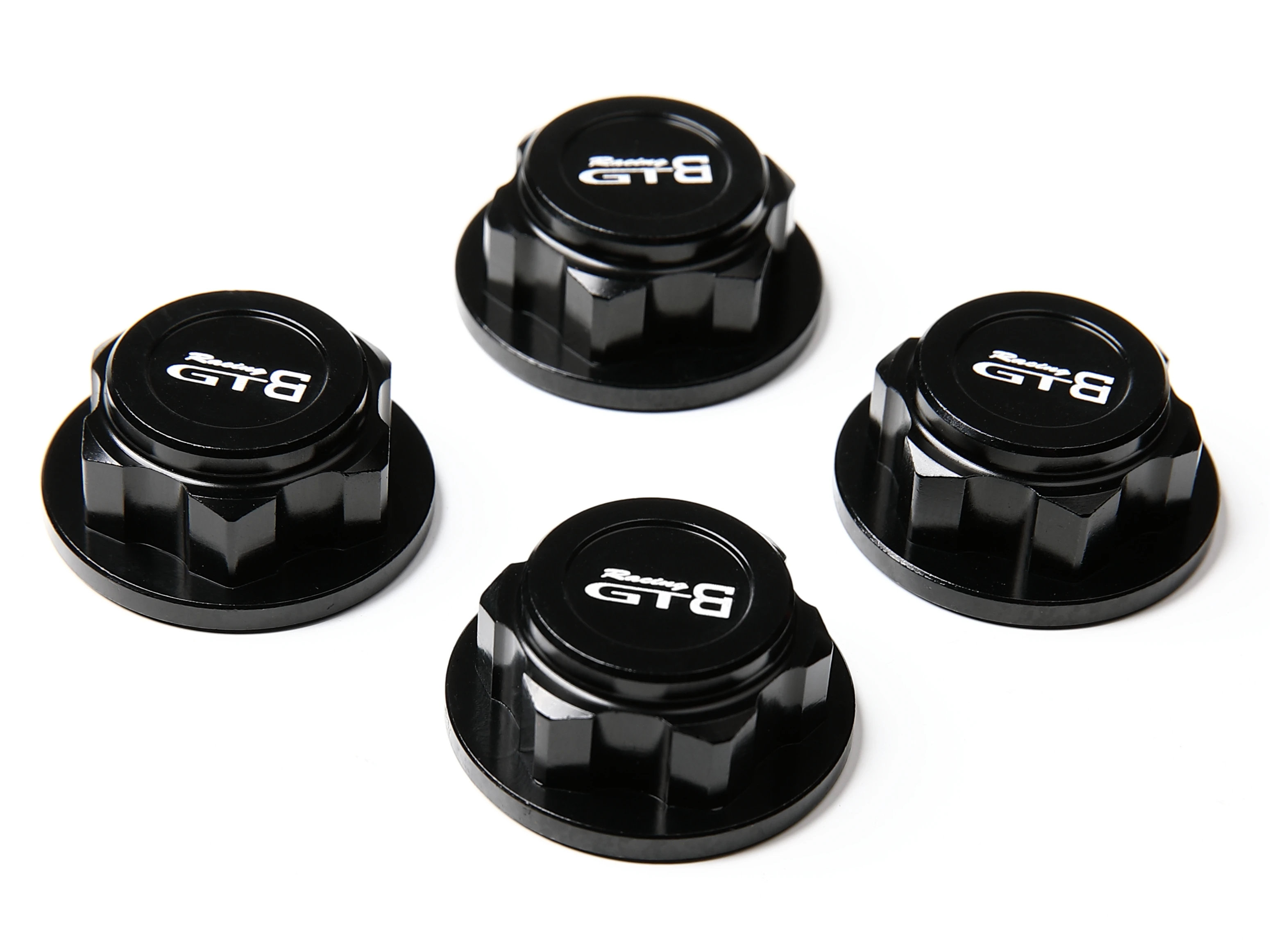 GTBRacing CNC mozzo ruota in alluminio dado antipolvere per 1/5 RC Car HPI km rv baja 5b ss 5sc parte di aggiornamento