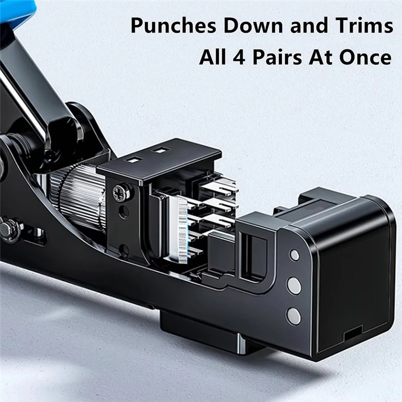 A74E-RJ45 Cat5 Cat5e Cat6 مفتاح الحجر جاك كماشة RJ45 العقص أداة 90 درجة إنهاء أداة