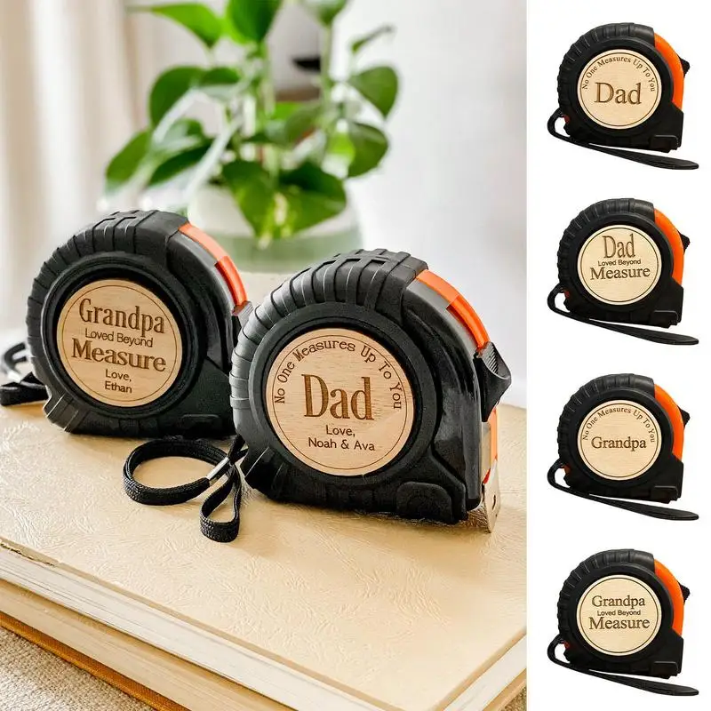 Tape Measure For Dad Grandpa Retractable Measuring Tape Measure Tool Meaningful Words Engraved Fathers Day Birthday Gift