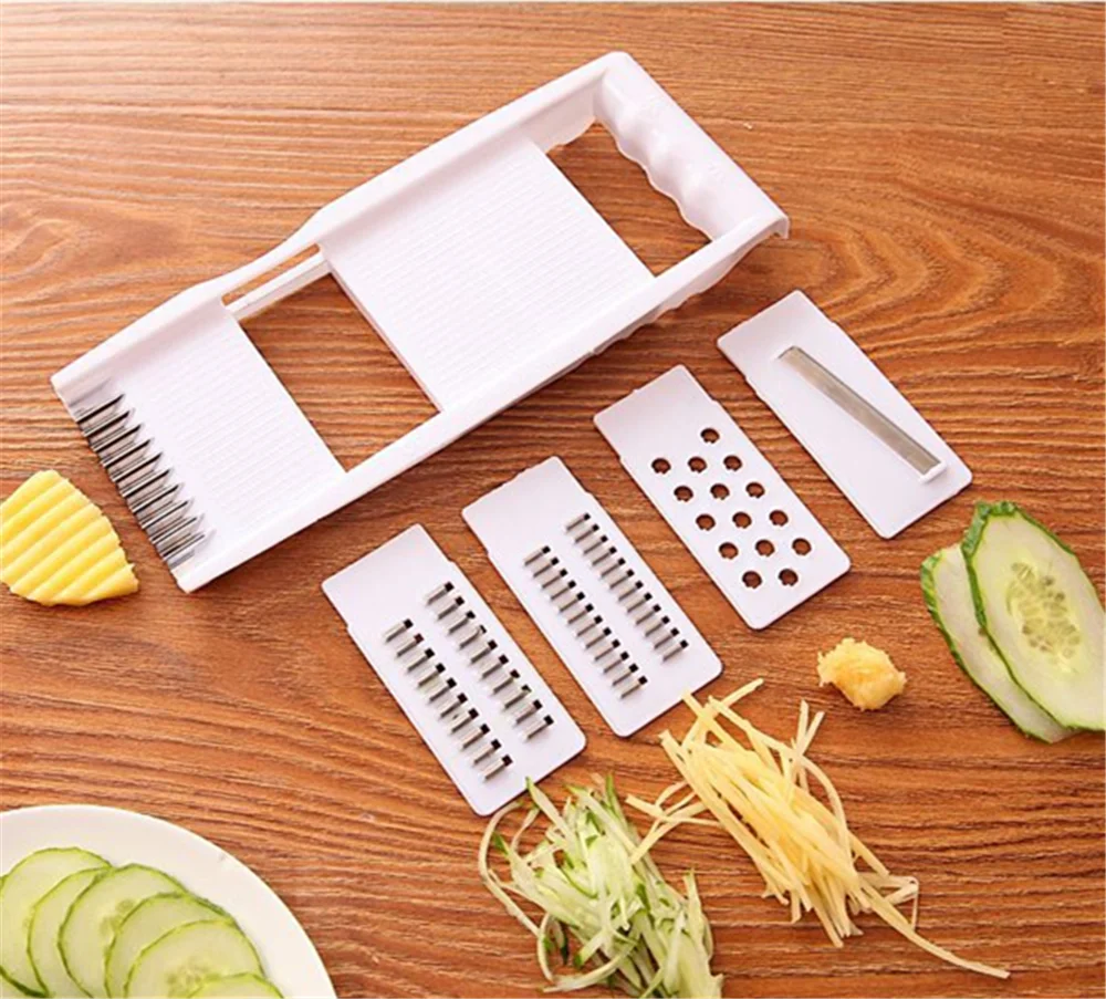 1Set Vegetable Graters Chopper Cutter Fruit Peeler Kitchen Gadgets Modern Family Kitchen Tool Slicer Grater Potato slice cutter