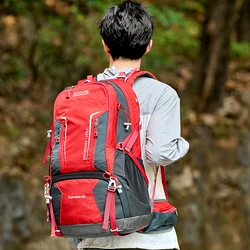 45L Outdoor Climbing Backpack Suspension Large Capacity Camping Travel Multi-functional Waterproof Lightweight Shoulder Backpack