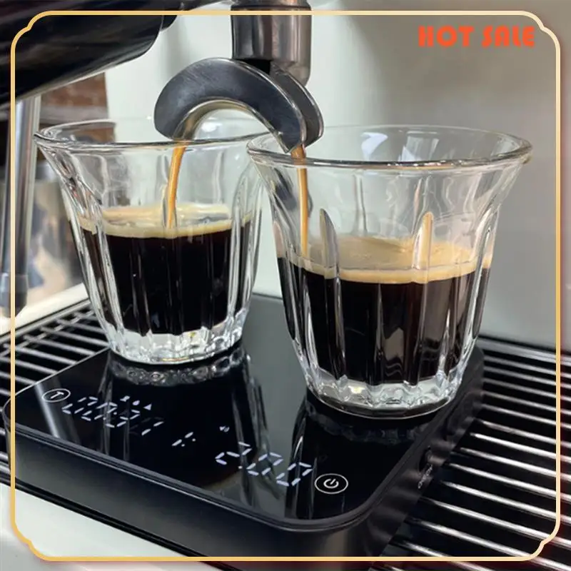 ABFA Coffee Scale , 0.1G Precise Graduation, Portable Pocket Scale Multi-Function Timing Kitchen Scale