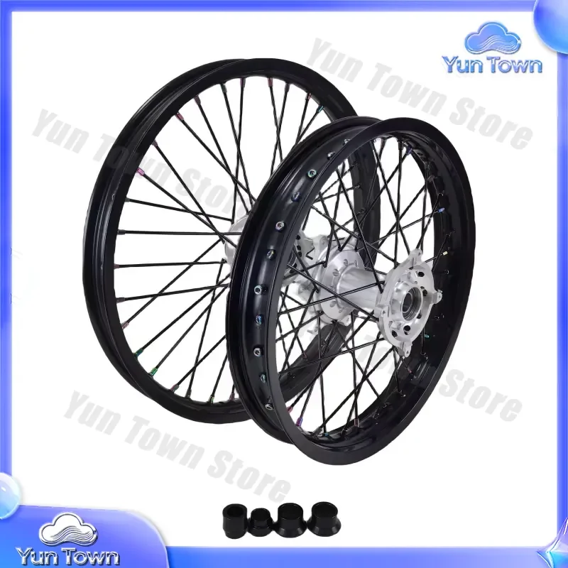 Motorcycle Wheels Set for YZ125 YZ250 YZ450 YZF250 YZF450 Supermoto Motocross Dirt Bike 18 19 21 Inch Alloy Rim Front Rear