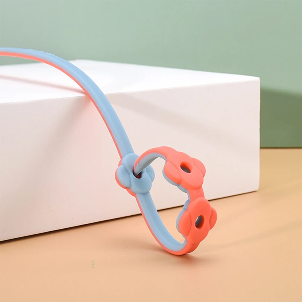 Silicone Flower anti-drop chain Pacifier Clip | Baby Toy Strap | Drop Prevention for Toddlers