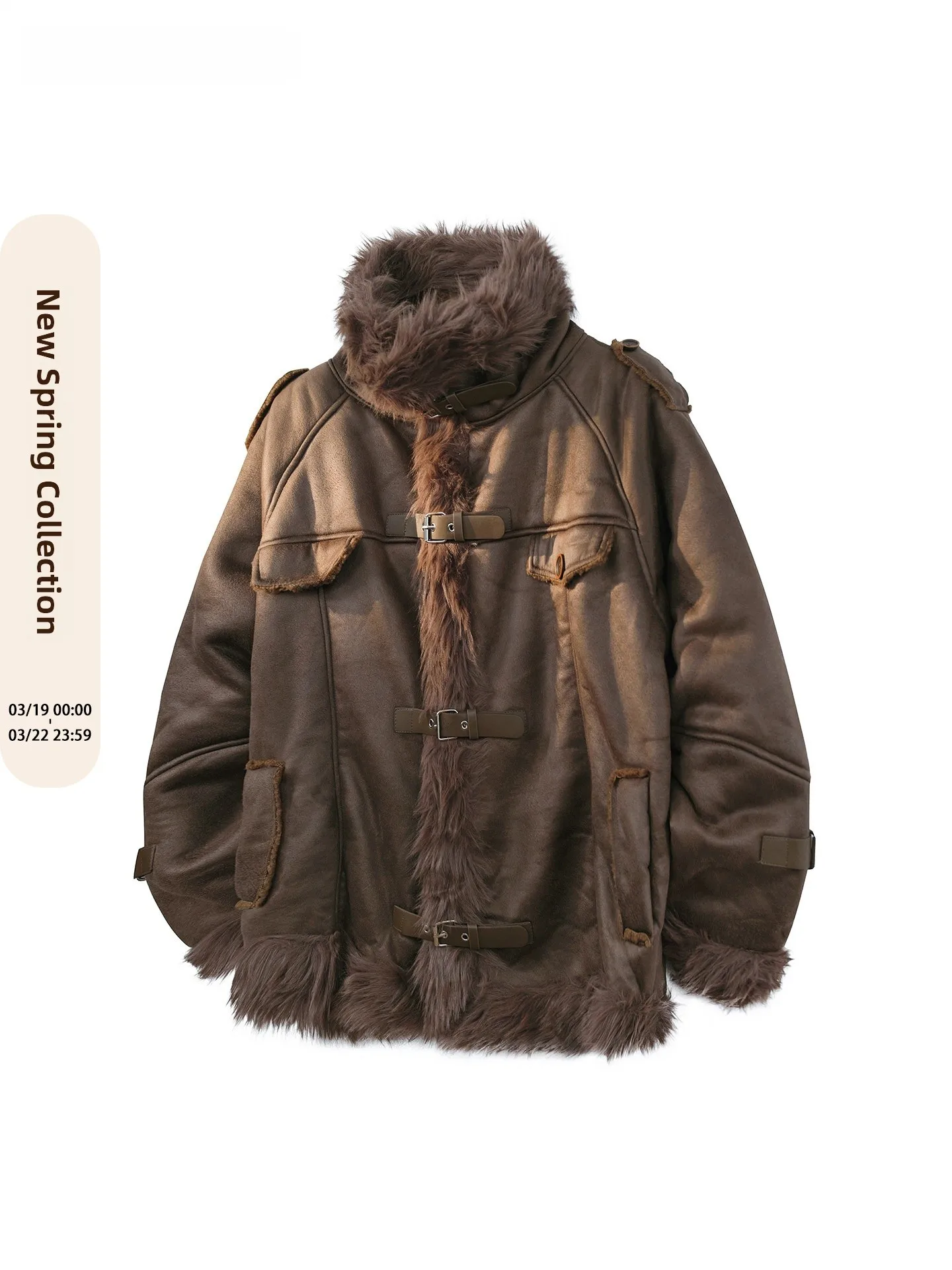 

Мужская утепленная куртка VIISHOW с замшевым воротником и вставками из хлопка, теплая зимняя модная брендовая куртка стандартного кроя с длинными рукавами