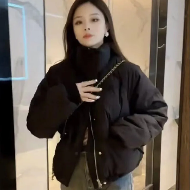 レディース ダウンジャケット 冬用 ショート丈 ホワイトダックダウン 中綿入りコート 韓国風 冬 カジュアル アウター 冬用コート JK-197