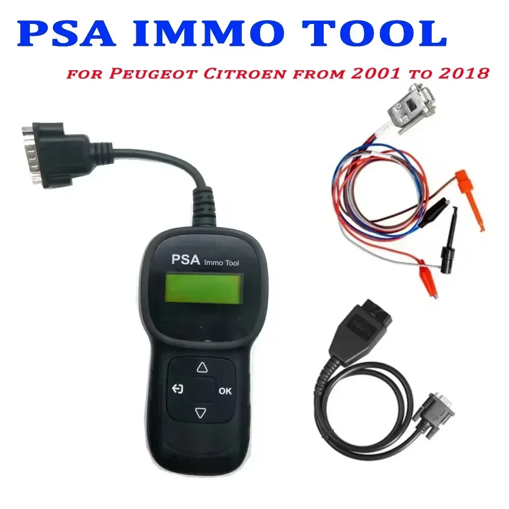 PSA IMMO Tool Mark Key Simulator for Peugeot Citroen From 2001 To 2018 PIN Code Reader PSA Pin Calculator IMMO Emulator