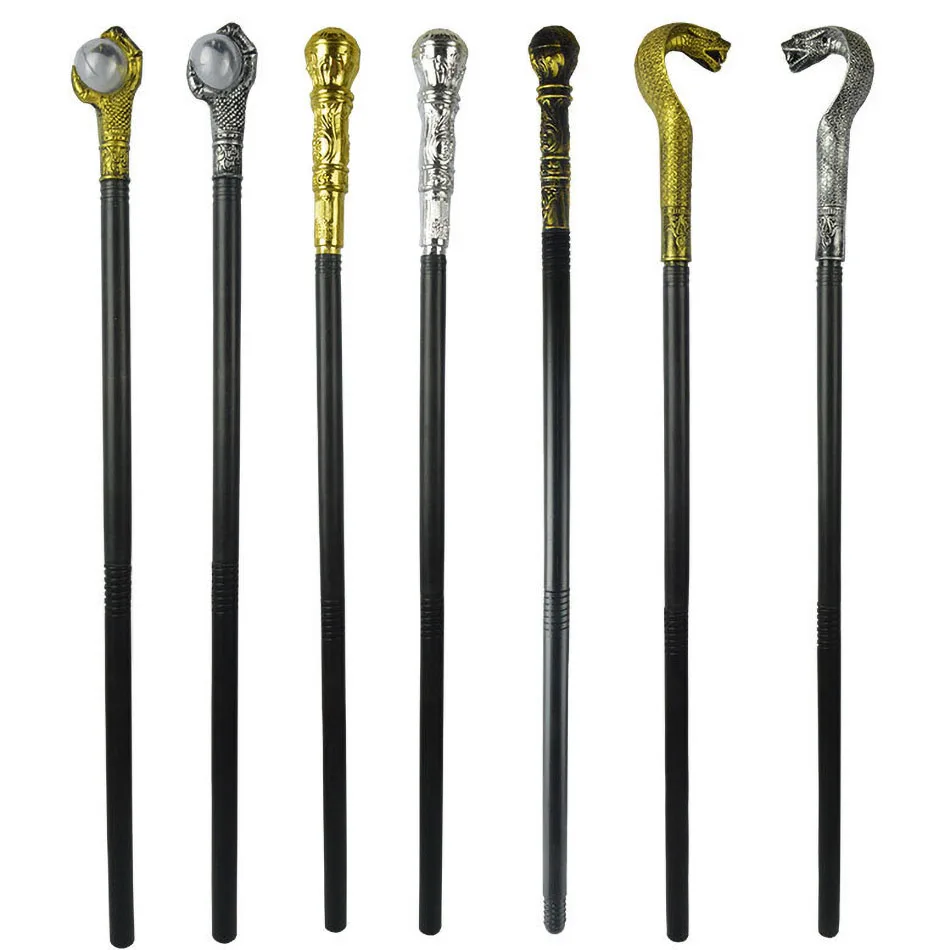 

Halloween Weapons Carnival Props King's Scepter Egyptian Pharaoh's Scepter Claw Ball Scepter Snake Head Scepter Party Props