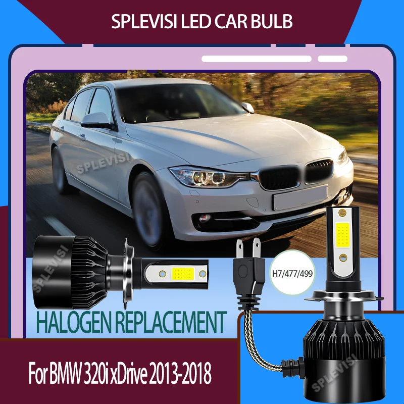 

2x for Harsh Weather 60W 6000LM/Bulb Auto led Headlight Hi Lo Beam For BMW 320i xDrive 2013-2018 2013 2014 2015 2016 2017 2018
