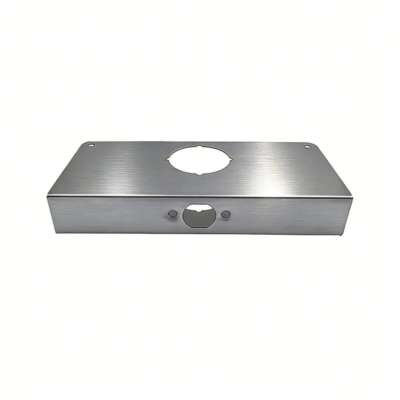 1-4PCS Stainless Steel Lock and Door Reinforcement Plate with Screws Repair for Wood Metal Door Knob Lock Latch Deadbolt