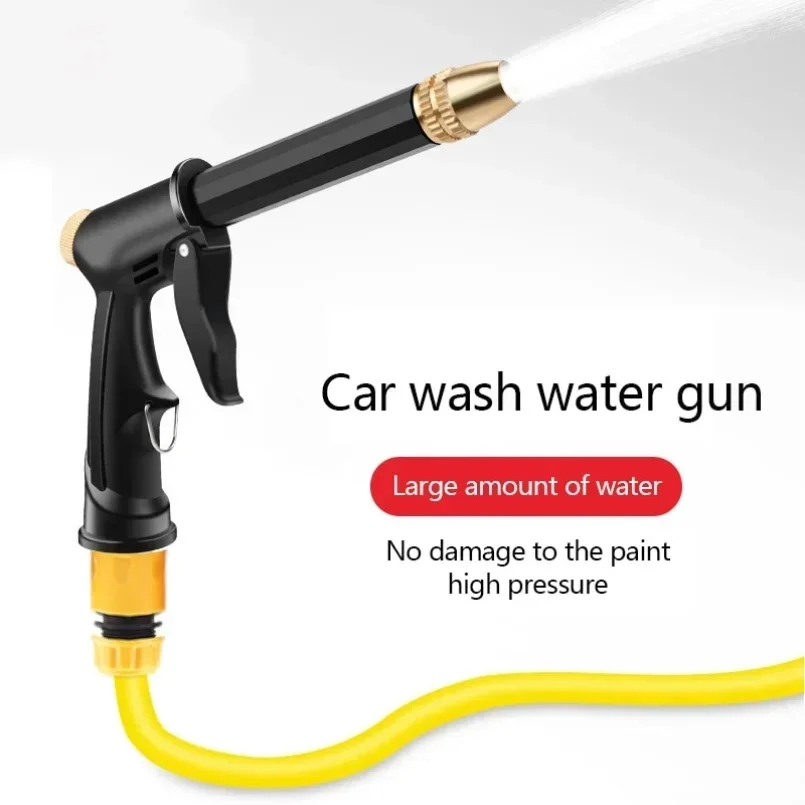 Portable High Pressure Water Gun for Cleaning Car Wash Machine Garden Watering Hose Nozzle Sprinkler Foam Water Gun Wholesale