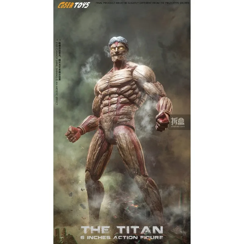 COSER TOYS Original 1/12 fertige bewegliche Puppe Attacking Giants Anime The Giant of Kai Actionfigur Modell Spielzeug Geschenke für Jungen