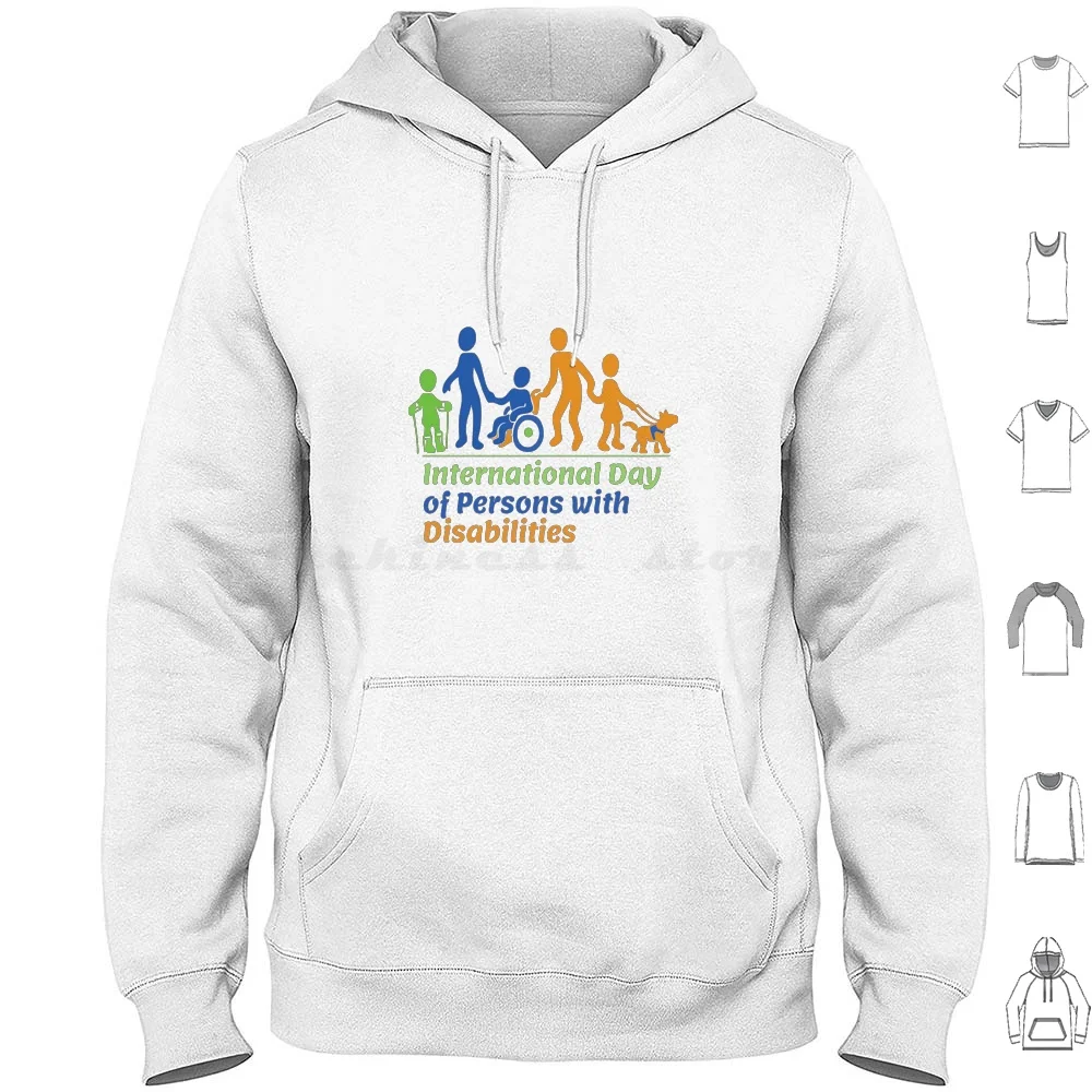 International Day Of Persons With Disabilities Hoodie Cotton Long Sleeve Canadian Canada Canadian Flag Maple Leaf Flag Toronto