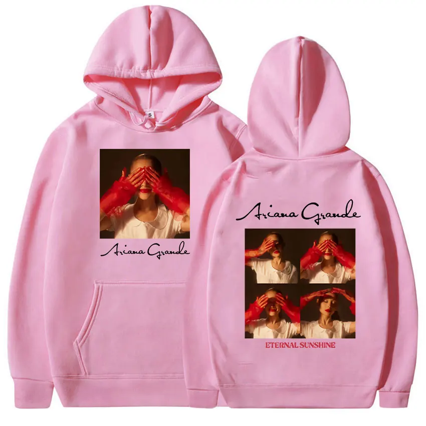 2024 Ariana Grande Eeuwige Zonneschijn Tour Album Hoodie Mannen Vrouwen Vintage Esthetische Mode Oversized Sweatshirt Hiphop Kleding