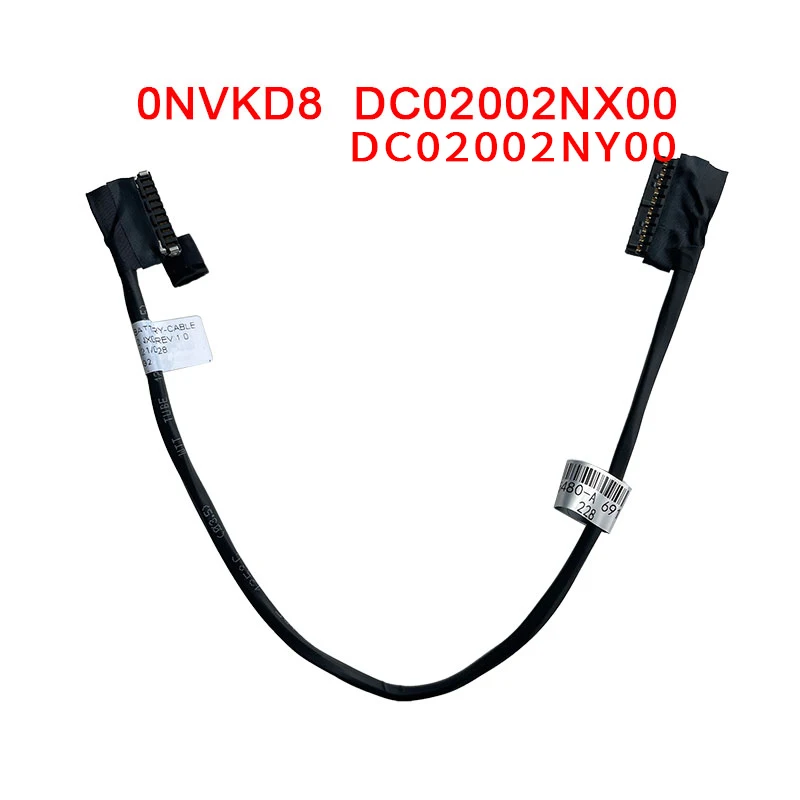 

0968CF DC02002NY00 Разъем кабеля аккумулятора для ноутбуков Dell Latitude 5480 E5480 5488 5580 5590 5490 5491 5495 NVKD8 DC02002NX00