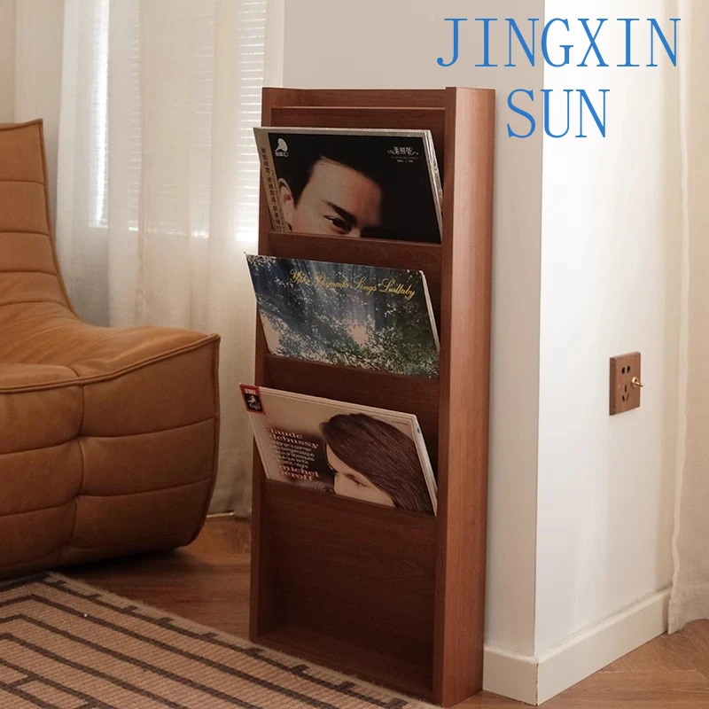 Nordic B & B Display Shelf Study Cafe Book  Niche Magazine Shelf Medieval Book Storage