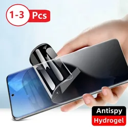1-3Pcs Anti Spy Privacy Hydrogel Film Screen Protector For Samsung A02S A03S A04S A32 A42 F13 F23 M13 M23 M32 M33 Wide5 4G/5G