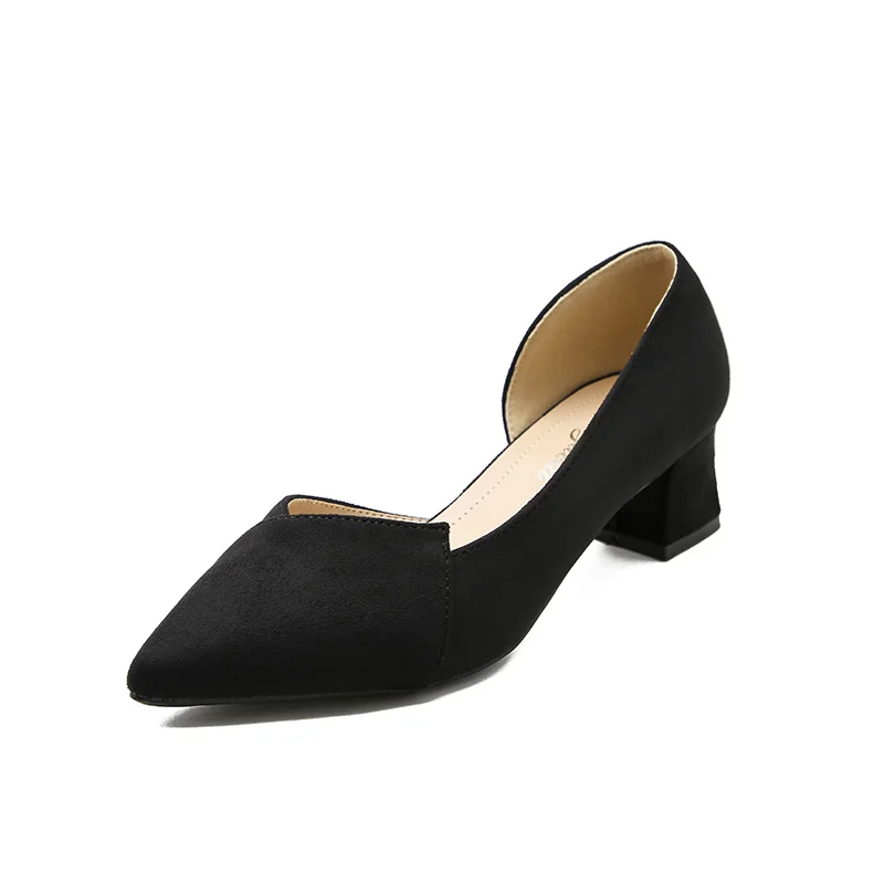 In 2025 the new spring and summer pointed small yards shoes with high heels in the spring and autumn  for women's shoes