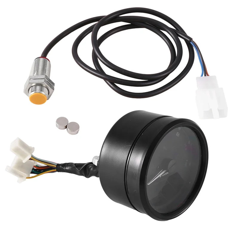 

Аксессуар для приборной панели мотоцикла, ретро-модернизированный Baboon, ЖК-дисплей, одометр, измеритель оборотов в минуту, ЖК-дисплей, датчик уровня топлива