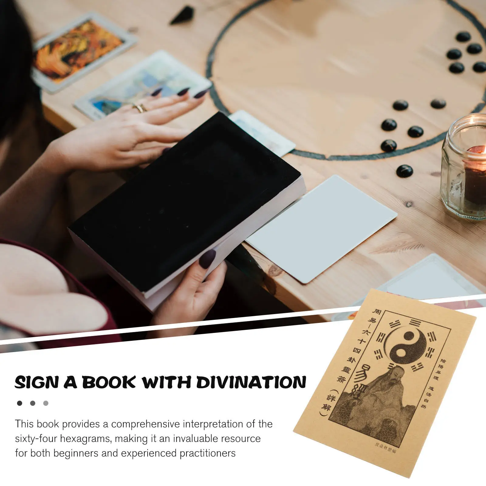 I Ching Book of Changes 64 Hexagrams Interpretation Book Detailed Guidance Spiritual Divination Reference for Personal