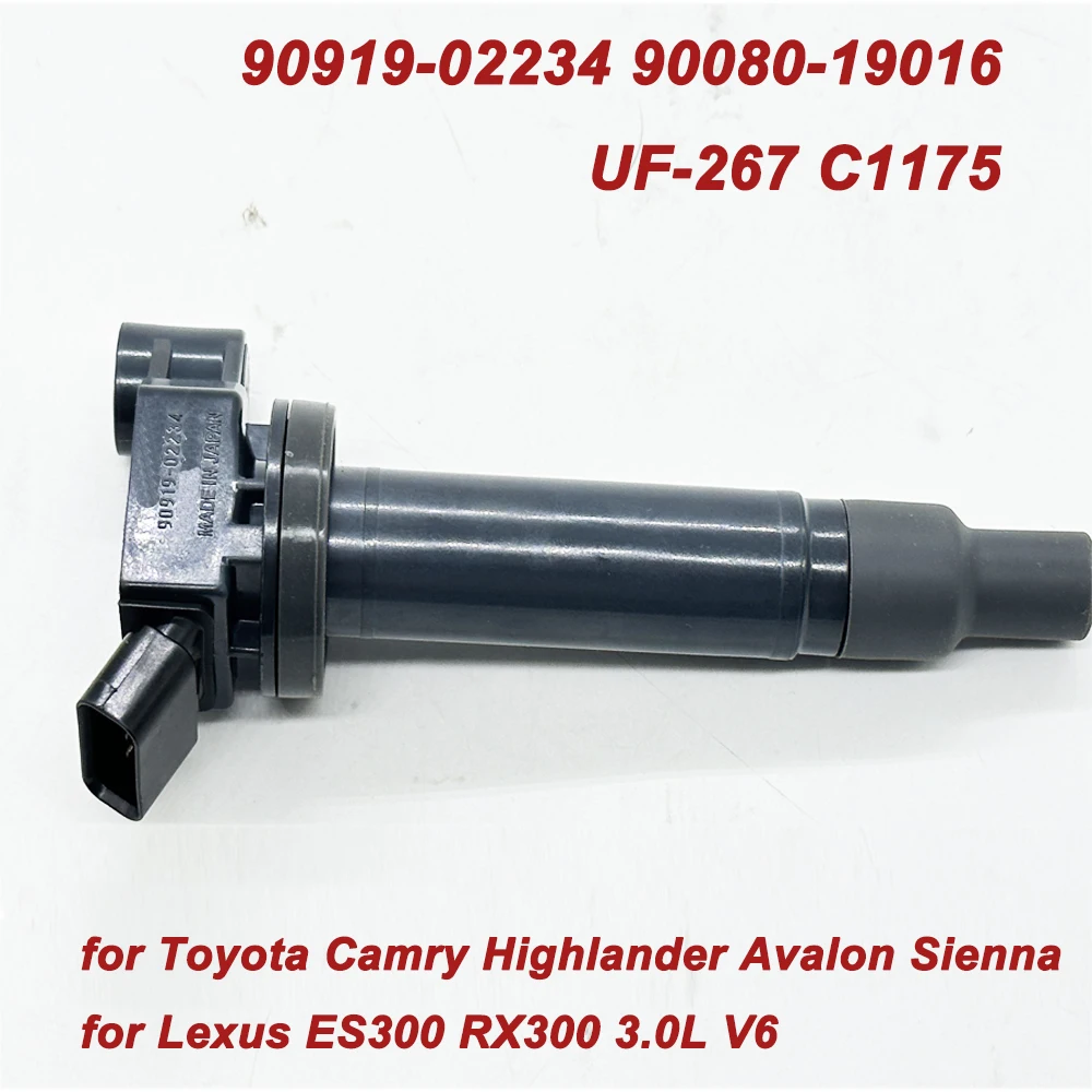 Brand New 90919-02234 90080-19016 Ignition Coil UF-267 C1175 6731301 For Toyota Sienna Highlander Camry Lexus ES300 RX300 RX400h