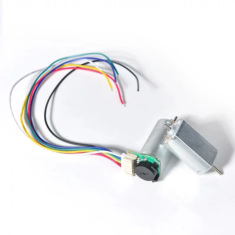 FF180 DC Micro Motor DC 12V Motor 24V Dual Output Shaft Motor Hall Encoder Small Motor
