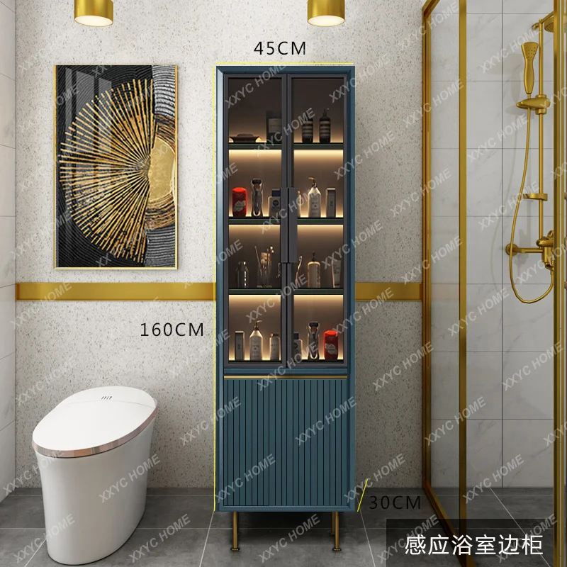 Bathroom washbasin crack toilet storage cabinet floor