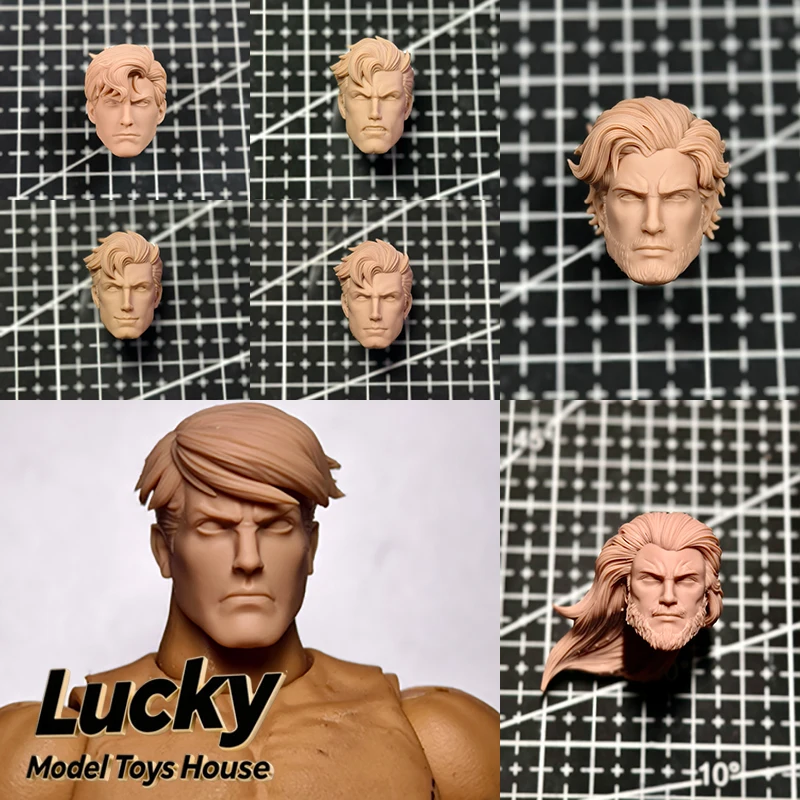 Nueva versión de cómic New52 1/12 Rey del Mar, Soldado, Niño, Superhéroe, Accesorio de cabeza sin pintar para figuras de 6" Mezco y 7" Mcfarlane