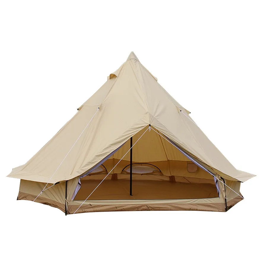 

Waterproof 3000mm UV50+ Outdoor Camping Portable Round Mongolian Yurt Ger Bell Tent
