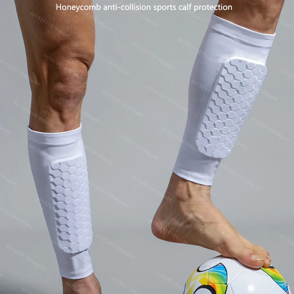 سميكة كرة القدم واقي البشرة العجل كم ضغط منصات العسل كرة القدم التزلج الهوكي أداة واقية الحفاظ على العظام