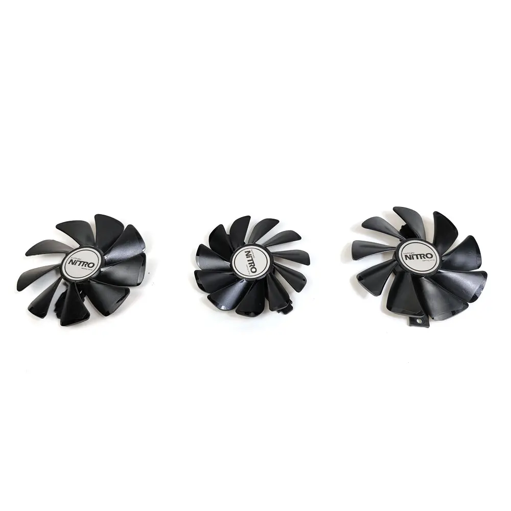 3PCS 85mm 95mm FD9010H12D FD10015M12D Graphics Card Cooler Fan For Sapphire RX 5700 XT 8GB NITRO+Special Edition Video Card