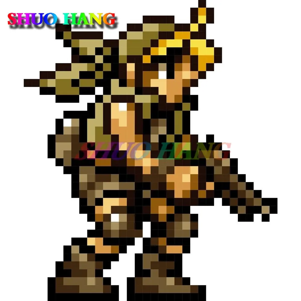 Interesting Metal Slug Character Pixel Game Art Gloss Vinyl Sticker Art Car Windows Laptop Car Accessories Decal PVC