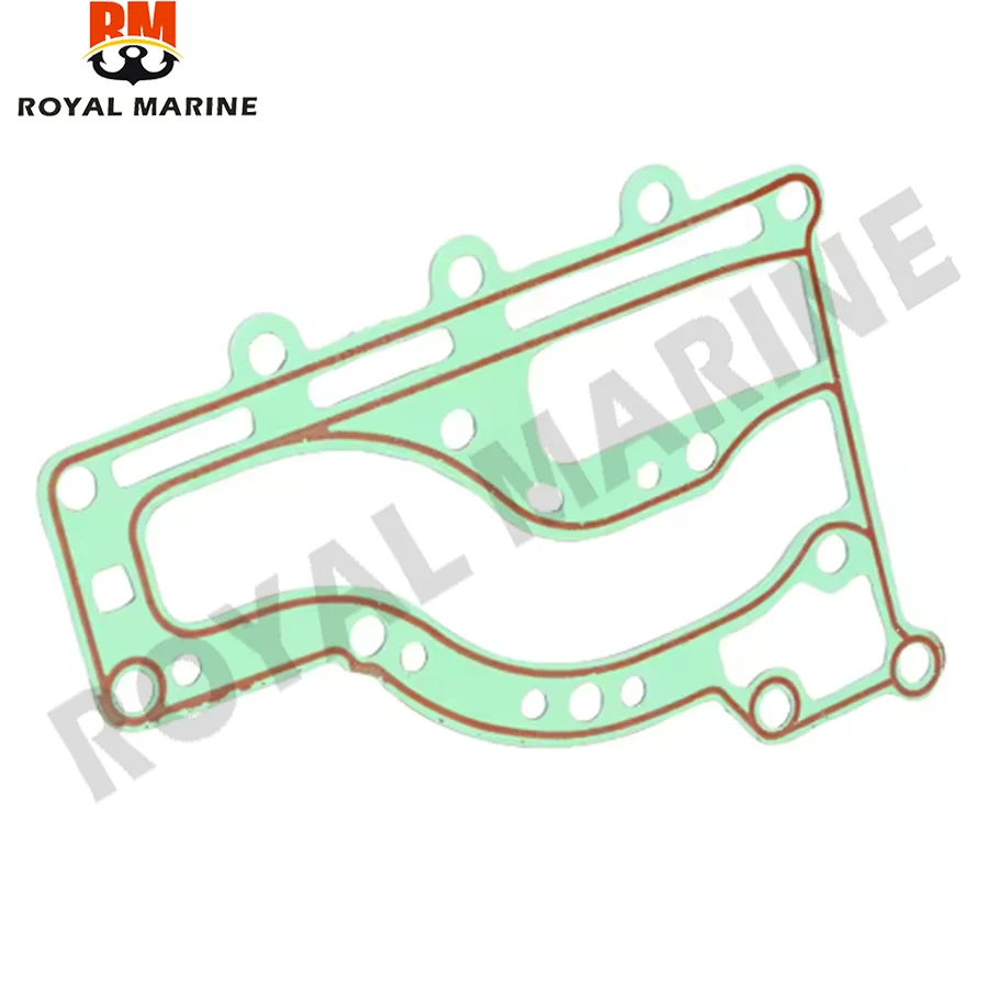 6B4-41112-A0 Gasket, Exhaust Inner Cover for Yamaha Outboard Motor 9.9HP 15HP Outboard Motor 2 Stroke 6B4-41112