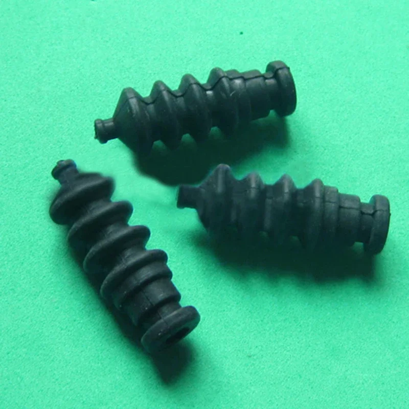 2Pcs RC Boat Model Aluminium Fittings And Rubber Bellows Radio Box Seals For Servo Push Rod Seal To Rudder Parts