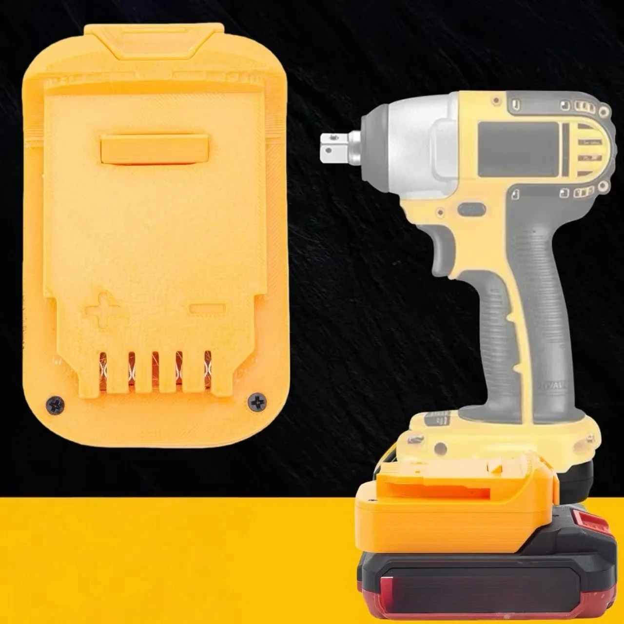 

Power Battery Adapter For Bauer 20v Battery to for Dewalt 18v 20v Power Tool Converter Accessories