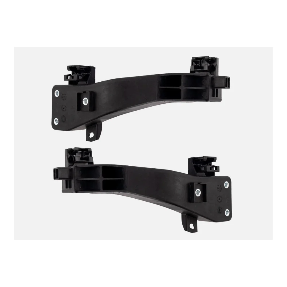 

2pcs Car Headlight Bracket, 64117-AA000,/64127-AA000 For Hyundai For Elantra 2021-2023 ABS Black Radiator Support Accessories