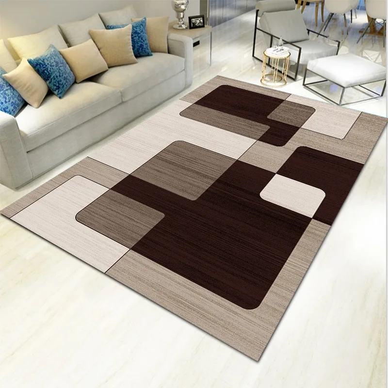 

Nordic Light Luxury Living Room Rugs Sofa Coffee Tables Carpets Modern Simplicity Style Bedroom Carpet Home Cloakroom Lounge Rug